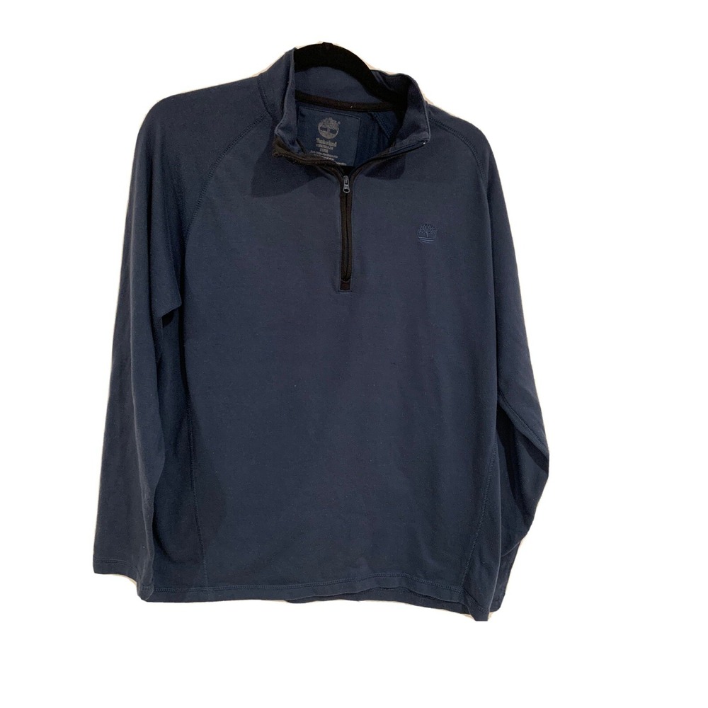 Timberland Sweater Pullover‎ Mens Medium 1/4 Zip Long Sleeve